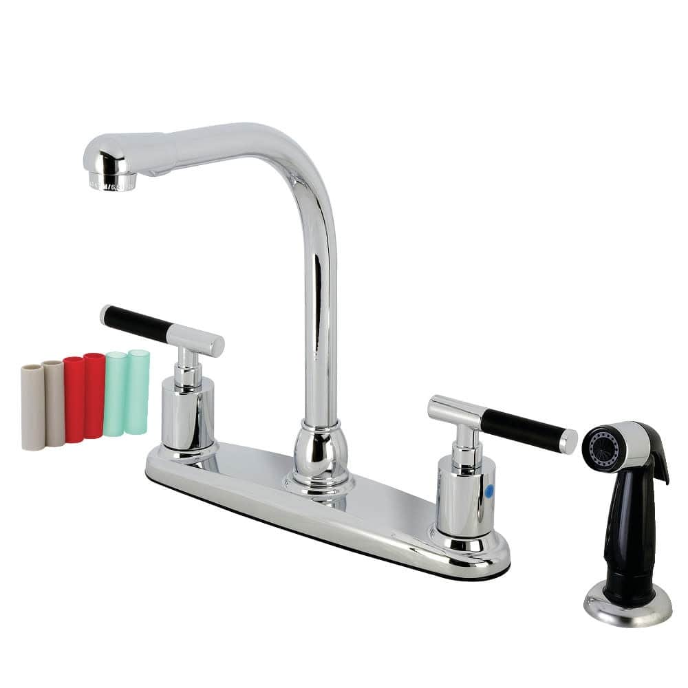 Kingston Brass FB75.CKL Kaiser 1.8 GPM Standard Kitchen Faucet - Polished Chrome