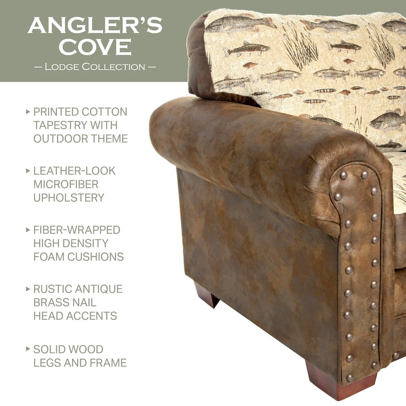 American Furniture Classics Model Angler's Cove Ottoman