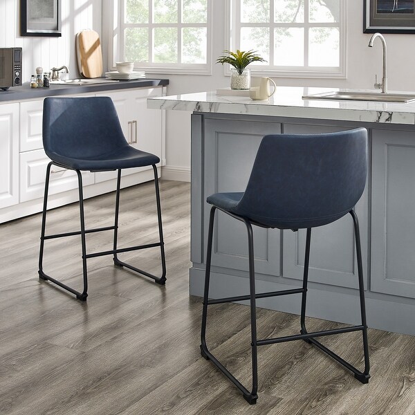 Carbon loft prusiner faux leather counter stool clearance