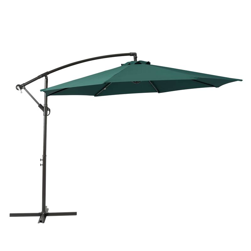 Weller 10-foot Offset Cantilever Hanging Patio Umbrella