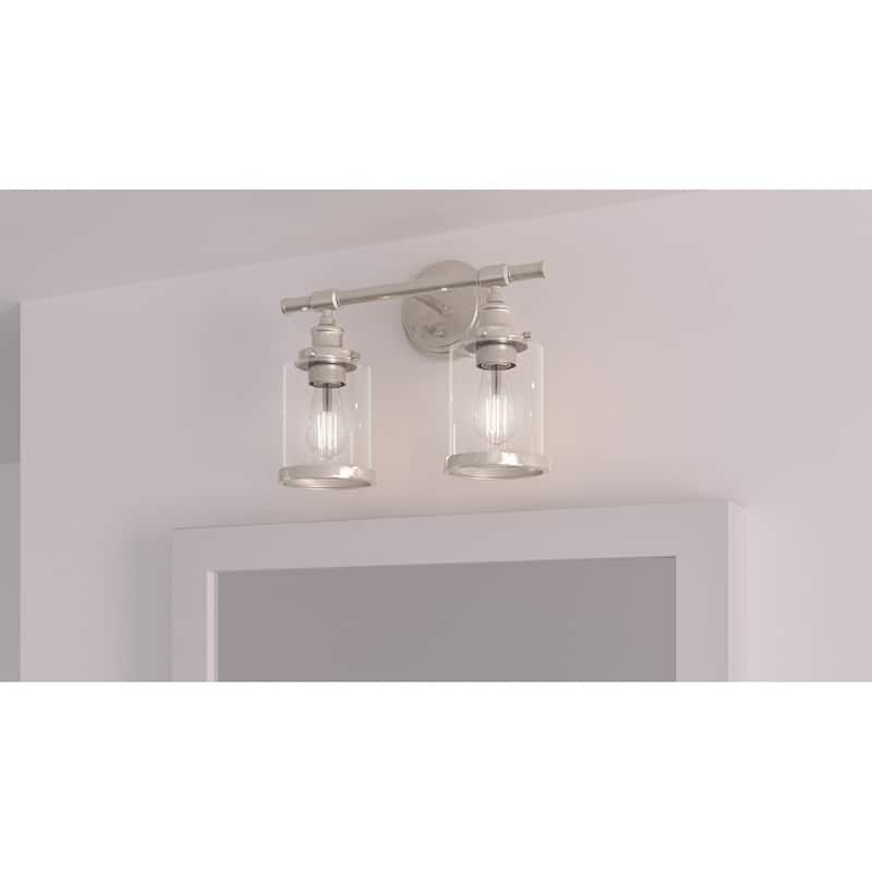 Dixie 2-Light Polished Chrome Vanity Light