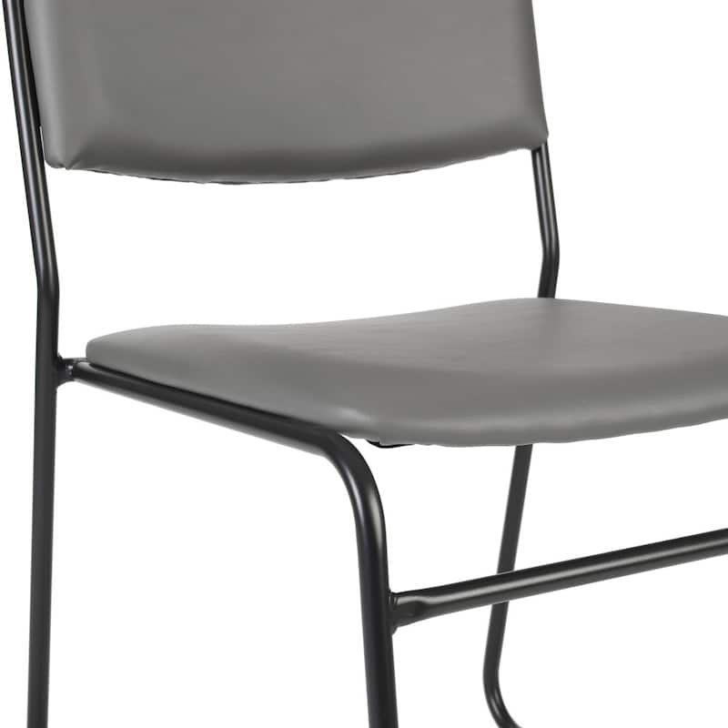 500 lb. Capacity High Density Stacking Chair with Sled Base - 23"D x 18.75"W x 32.25"H