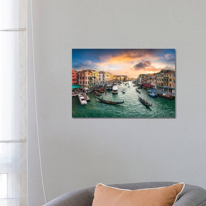 iCanvas "The Grand Canal in Venice, Italy" by Jan Becke Canvas Print - 18x26x1.5
