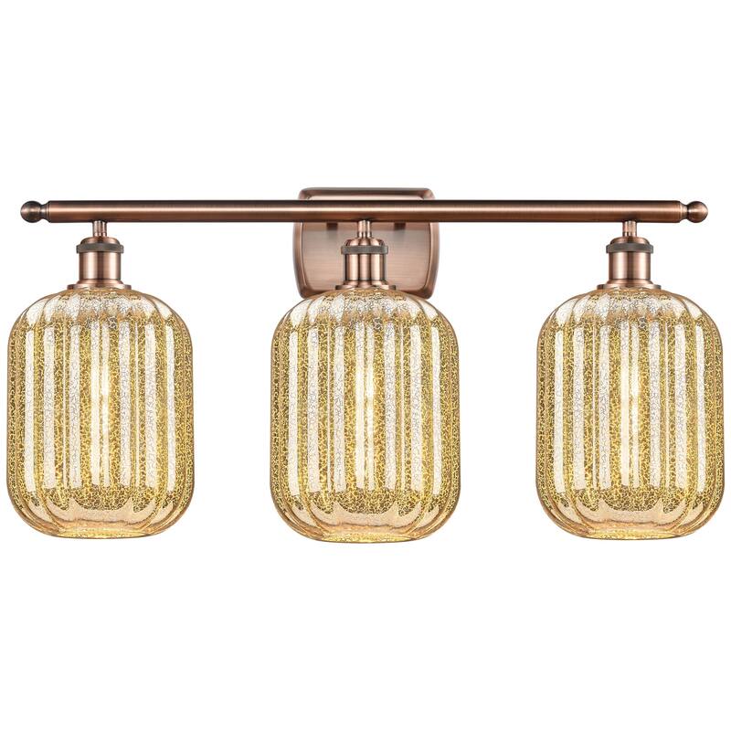 Innovations Lighting 516-3W-13-27 Preston Vanity Preston 3 Light 27" - Antique Copper / Mercury