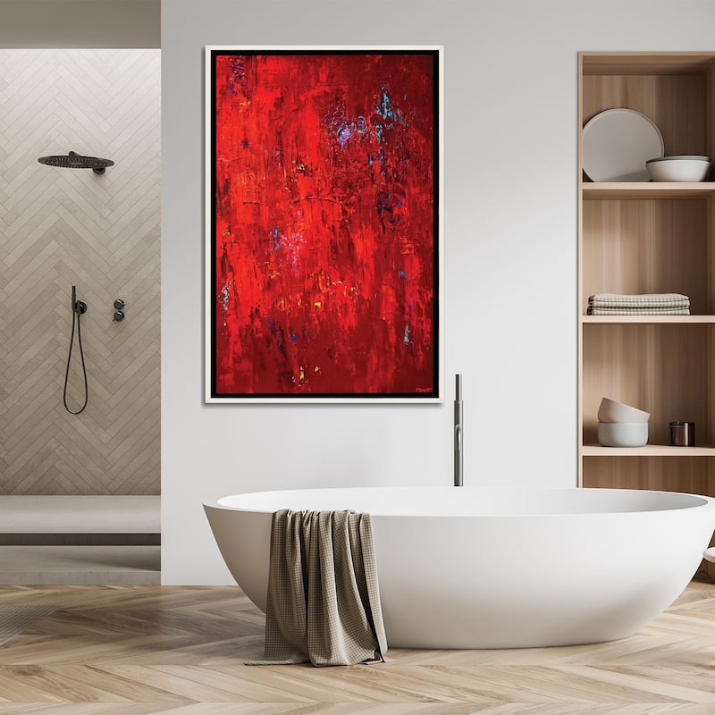 "Red" by Osnat Tzadok Framed