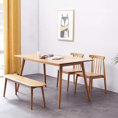 Natural Oak Wood for Dining Bench