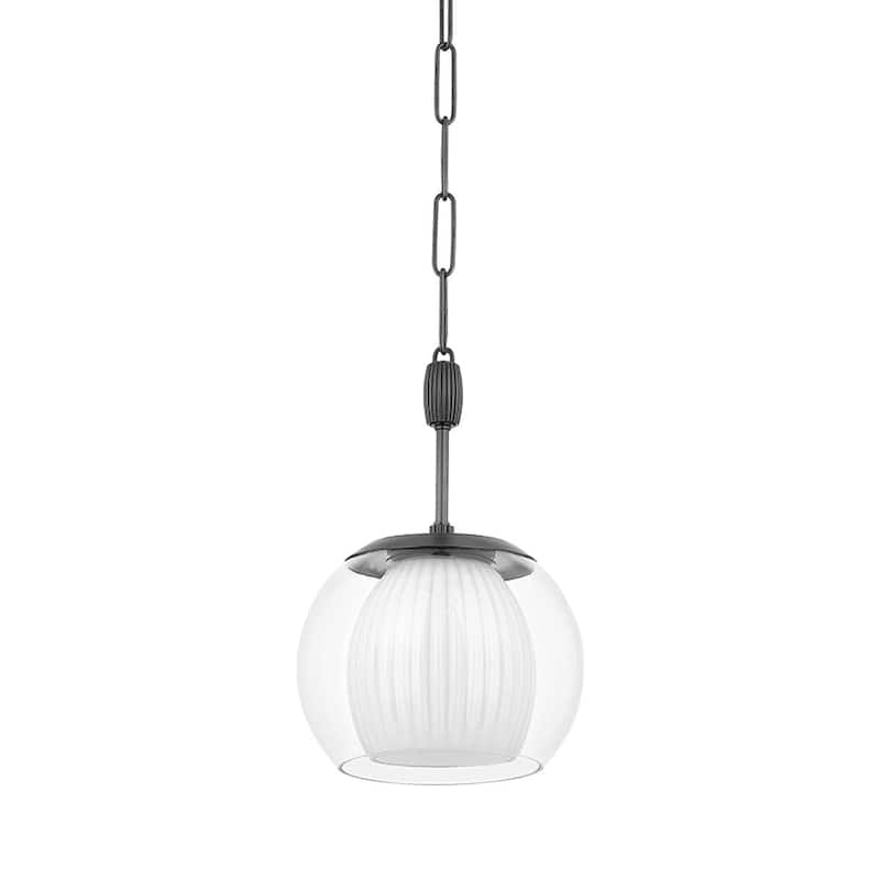 Hudson Valley Lighting 7310 Clementon 11" Wide Pendant - Distressed Bronze