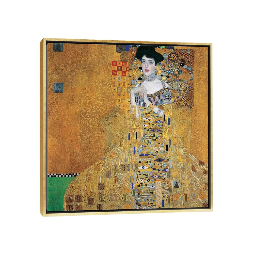 iCanvas "Portrait Of Adele Bloch-Bauer I, 1907" by Gustav Klimt Framed Canvas Print