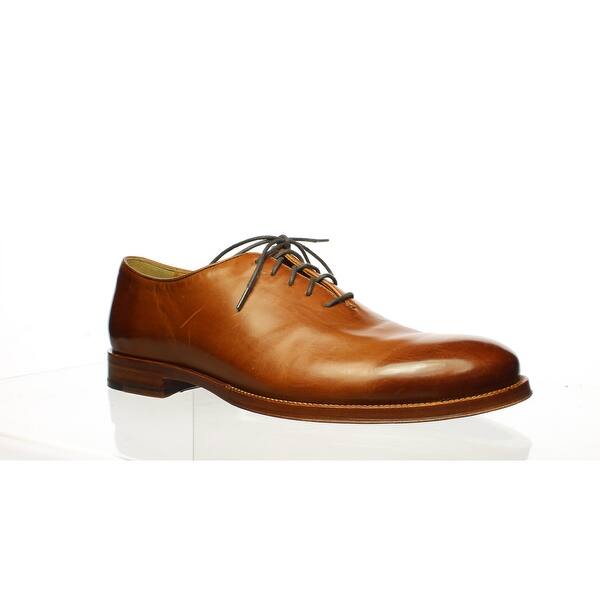 Shop Cole Haan Mens Gramercy British Tan Oxford Dress Shoe Size