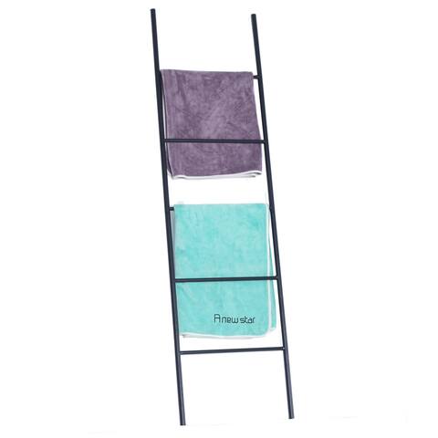 Metal Free Standing Bath Towel Ladder Storage Organization Rack