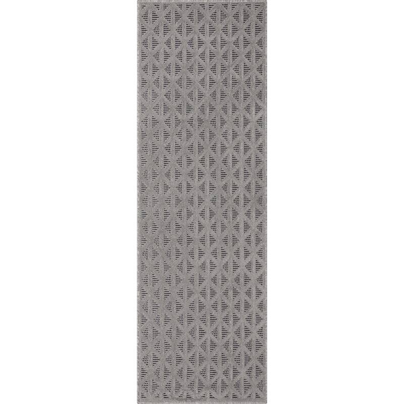 Well Woven Sila Ciel Modern Geometric Indoor Outdoor Area Rug