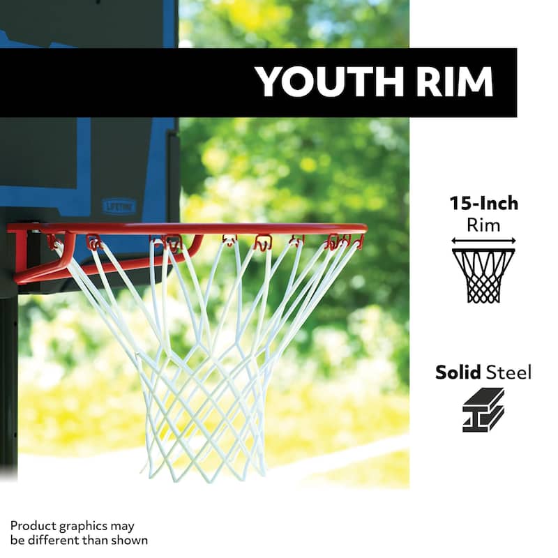 Lifetime Adjustable Youth Portable Basketball Hoop