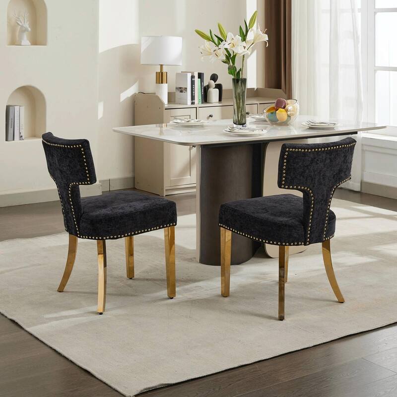 Mid Century Modern Dining Chairs Set of 2