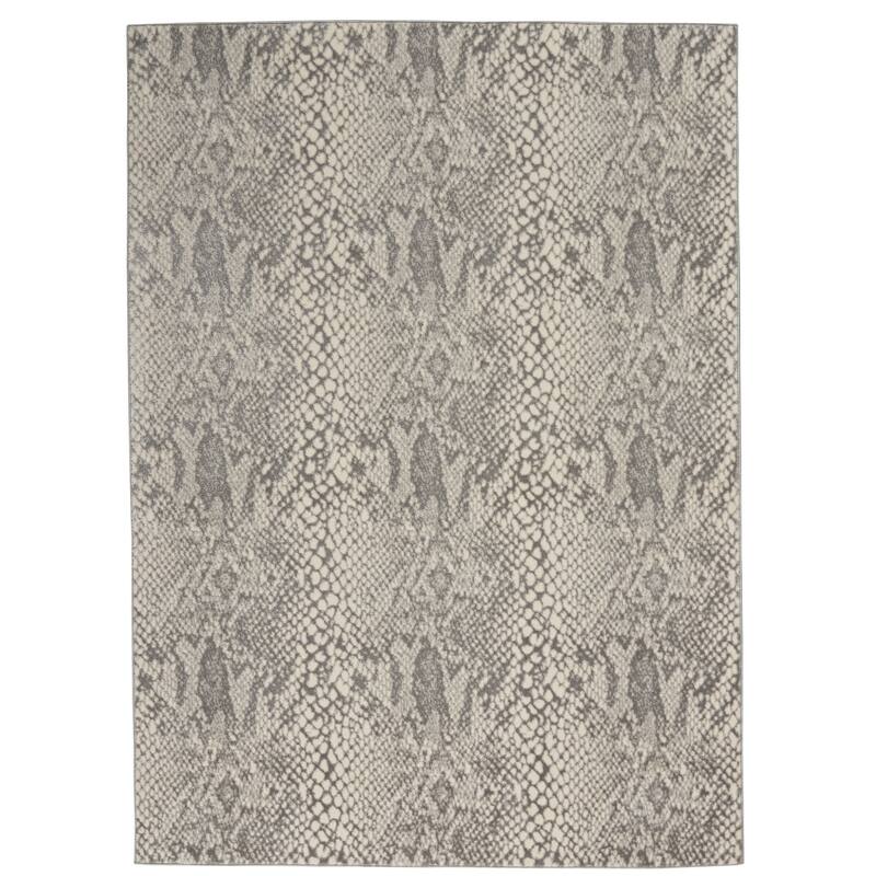 Nourison Solace All-Over Modern Snake Print Area Rug