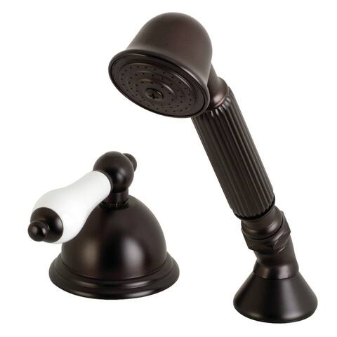 Vintage Deck Mount Hand Shower with Diverter for Roman Tub Faucet