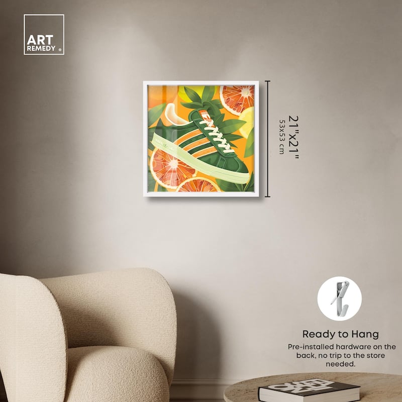 Citrus Sneaker Shadowbox by Art Remedy