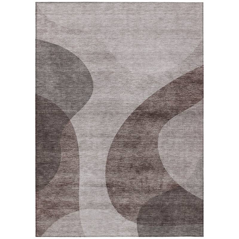 Machine Washable Indoor/ Outdoor Chantille Modern Deco Rug