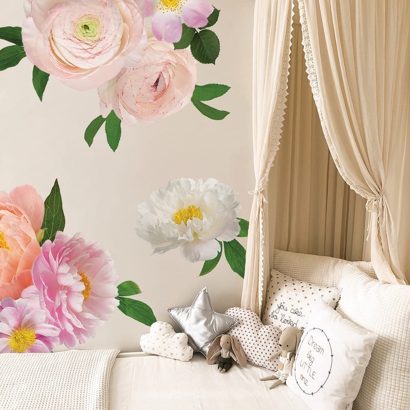 Tempaper Large Flower Removable Wall Decals (3 Sheets)
