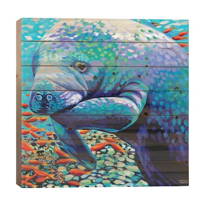Sea Sweetheart II Print On Wood by Carolee Vitaletti - Multi-Color