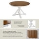 preview thumbnail 13 of 12, Bush Furniture West End 45W Round Trestle Dining Table