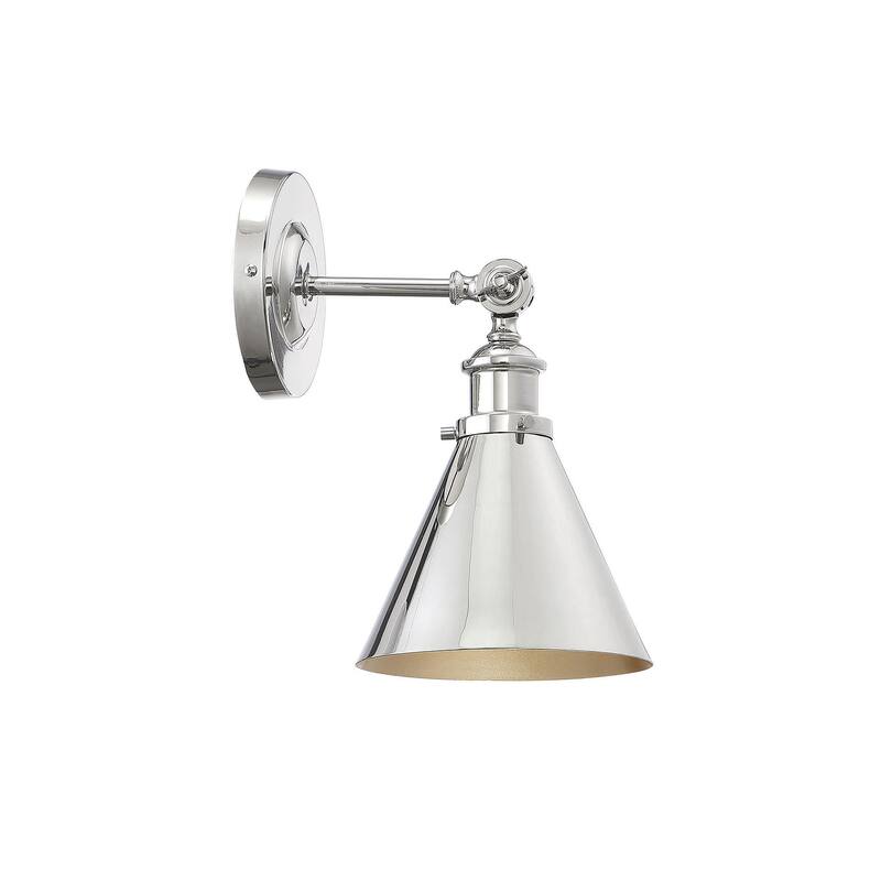 Savoy House Glenn Single Light 12" Tall Wall Sconce with a Metal Shade