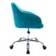 preview thumbnail 105 of 117, Corvus Braff Velvet Upholstered Adjustable Ergonomic Office Chair