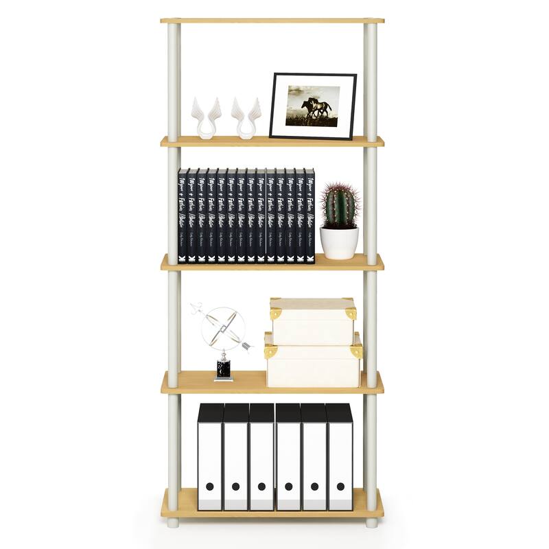 Furinno Turn-N-Tube 5-tier Multipurpose Display Rack Shelf