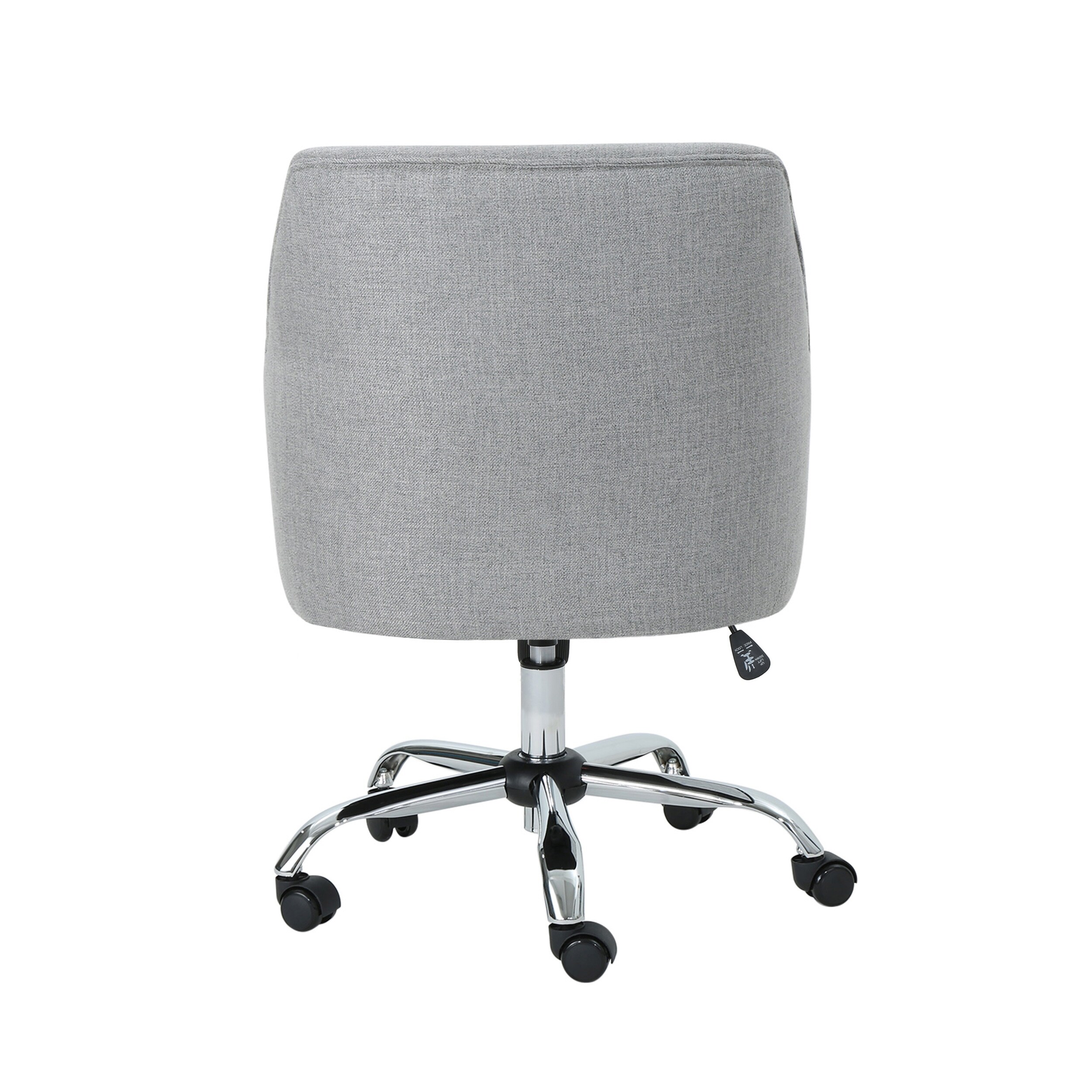 Johnson mid century modern fabric home office cheap chair with chrome base by christopher knight home