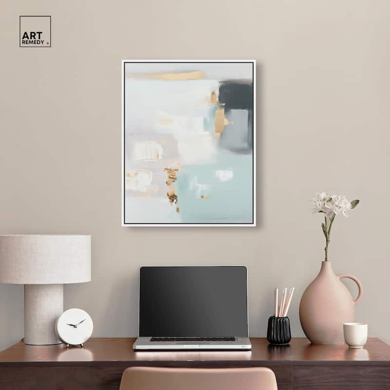 Misty Luxe I Canvas by Art Remedy