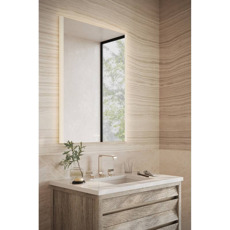 Robern IM2030RSFPDT Instinct 23-1/8"W x 39-1/4"H Rectangular Flat - Mirror