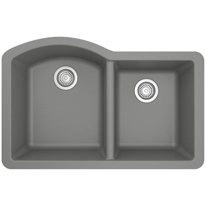 Karran USA QU-610 Quartz QU 32" Undermount Double Basin Quartz