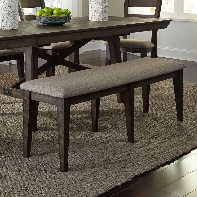 Double Bridge Dark Chestnut Bench - Dark Chestnut