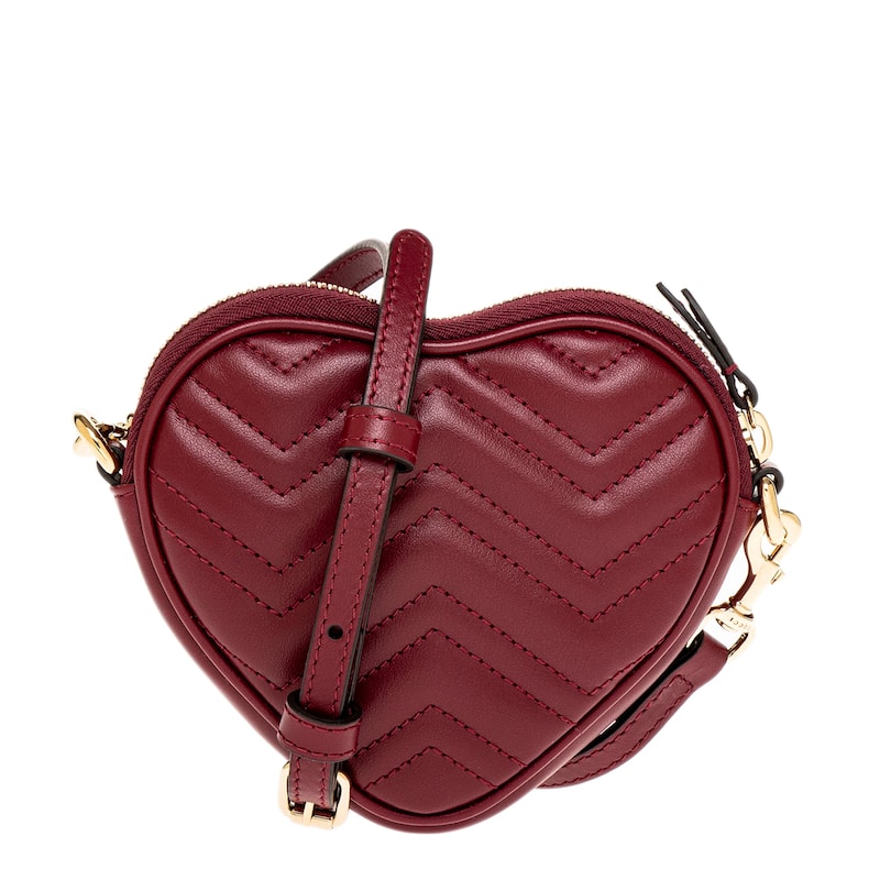Gucci GG Marmont Mini Heart Bag
