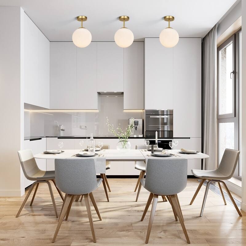 Light Society Tesler Globe Ceiling Light