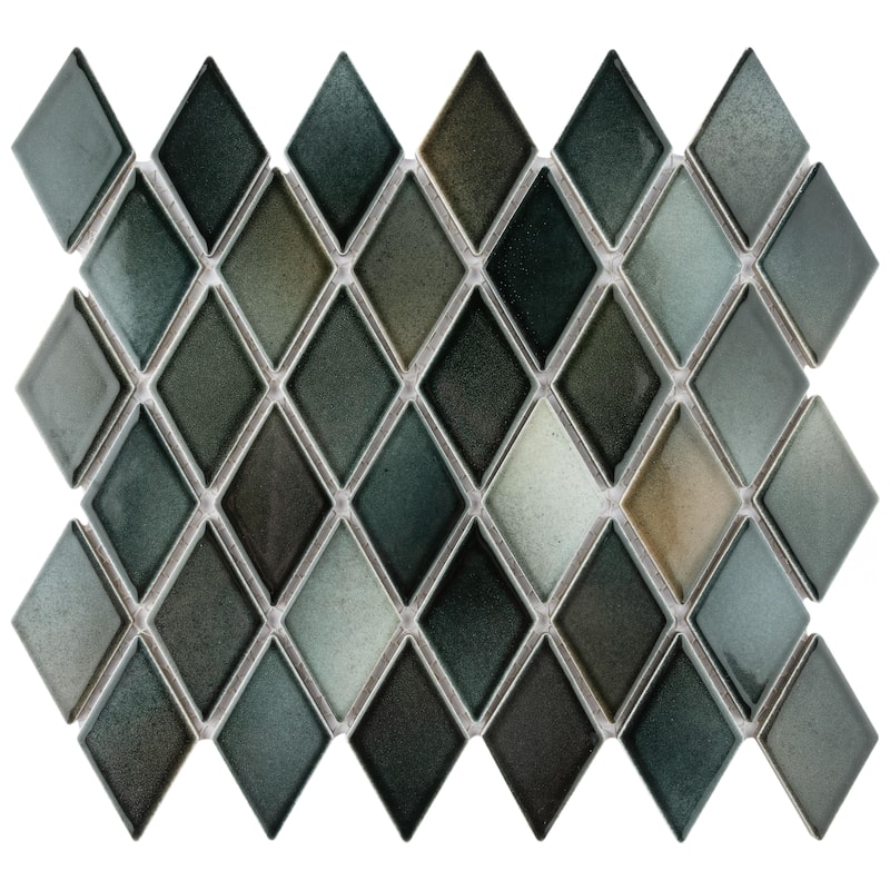 Merola Tile Hudson Kite Stormy Night 10-1/8" x 11-3/4" Porcelain Floor and Wall Tile