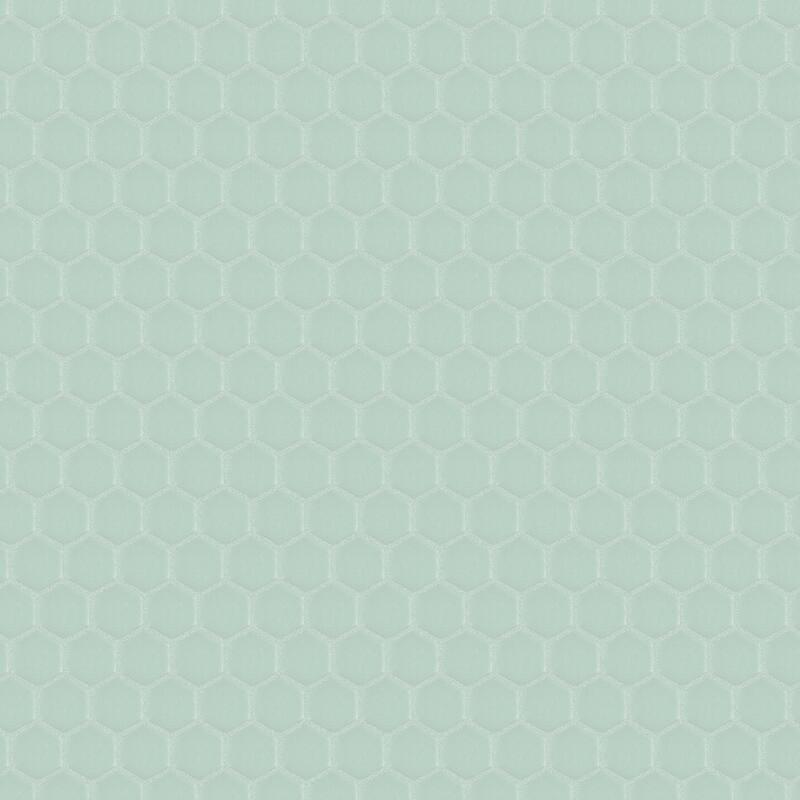 Merola Tile Metro 1" Hex Matte Light Green 10-1/4" x 11-7/8" Porcelain Mosaic Tile
