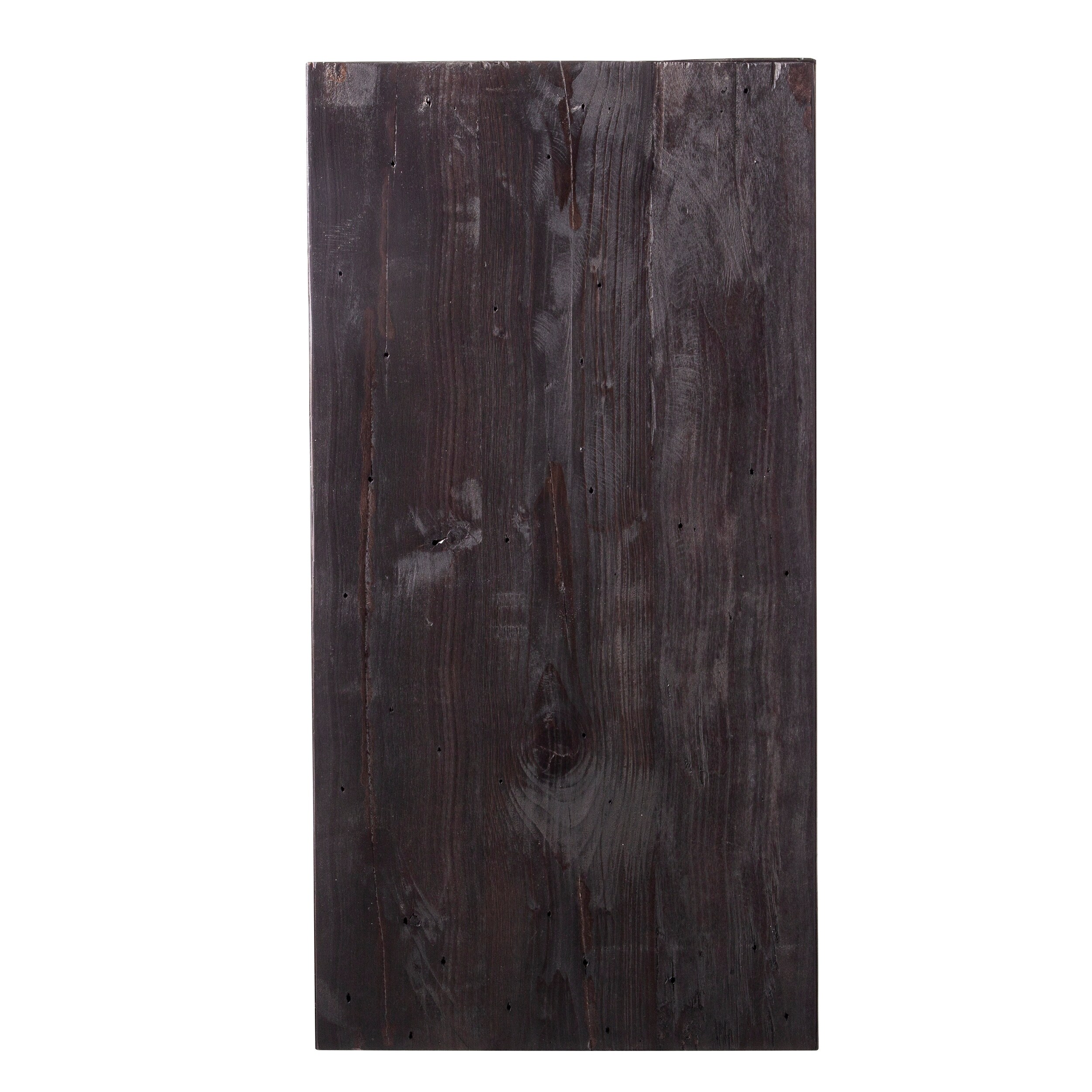Carson carrington blythe black top reclaimed wood console table