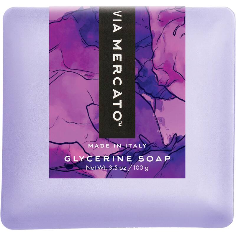 Via Mercato-Bella-100G Glycerin Soap-Blackcurrant & Orange Blossoms