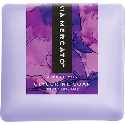 Via Mercato-Bella-100G Glycerin Soap-Blackcurrant & Orange Blossoms