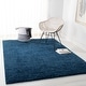 preview thumbnail 106 of 166, SAFAVIEH August Shag Solid 1.2-inch Thick Area Rug 10' x 14' - Navy
