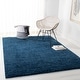 preview thumbnail 9 of 140, SAFAVIEH August Shag Solid 1.2-inch Thick Area Rug 10' x 14' - Navy