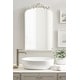 preview thumbnail 67 of 107, Kate and Laurel Arendahl Traditional Baroque Arch Wall Mirror 19x31 - White