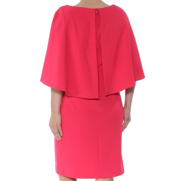 calvin klein popover cape dress
