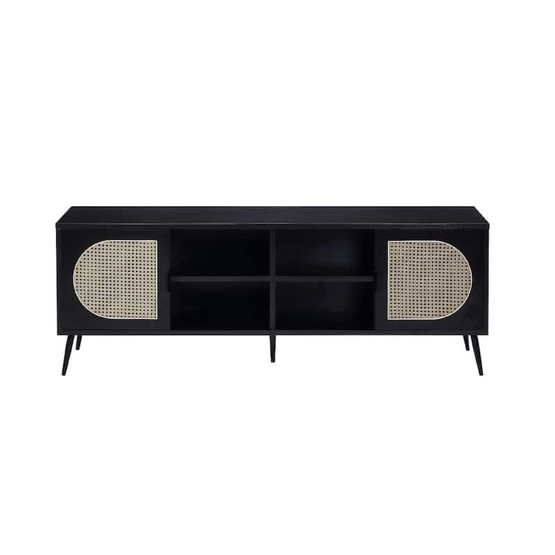 Colson Black Finish TV Stand - Black