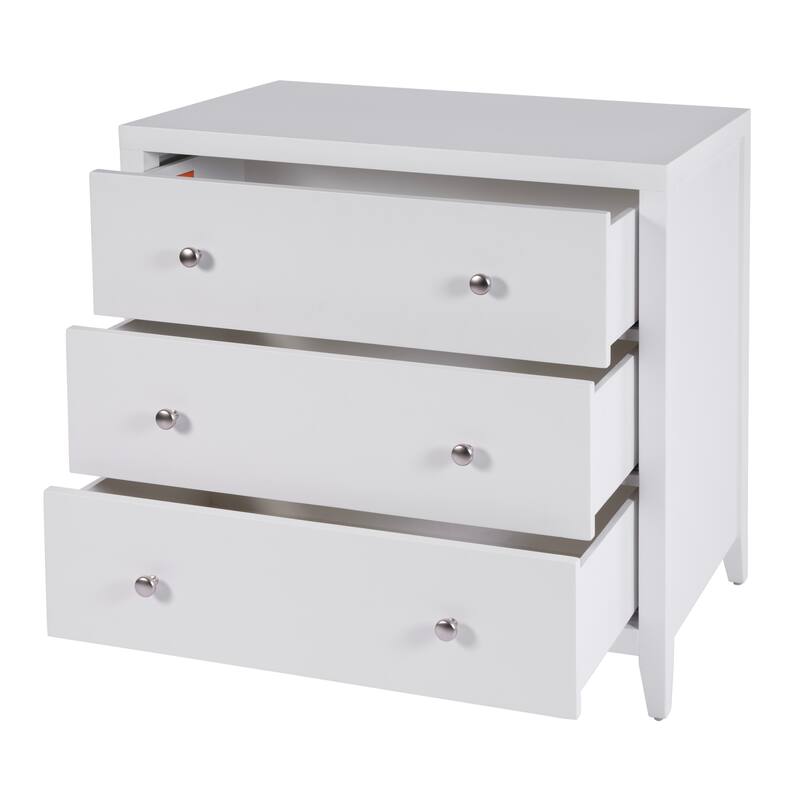 Dana 34 in. W Rectangular Wood 3 Drawer Chest