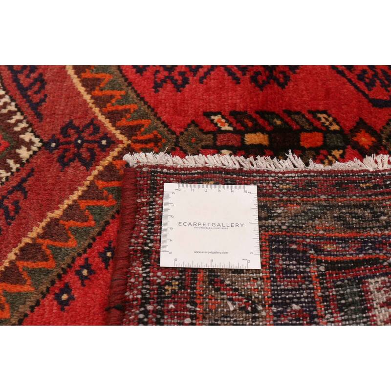 ECARPETGALLERY Hand-knotted Konya Red Wool Rug - 3'5 x 4'9