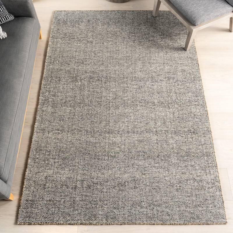 Nuloom Katniss Coastal Transitional Area Rug - 7'6" x 9'6" - Charcoal
