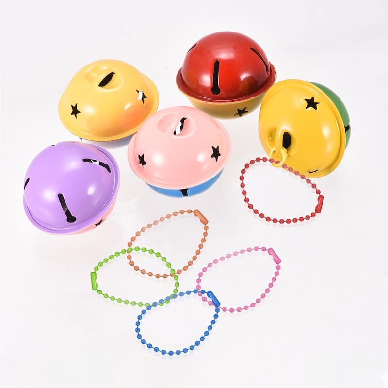 5.9" Ball Bead Chains with Connectors for Key Chains DIY Crafts 24Pcs - Silver