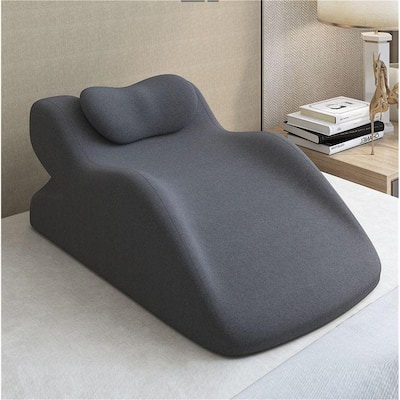 Multifunctional Ergonomic Spinal Posture Support & Multi-Functional Bed Pillow Dark Grey - Dark Grey