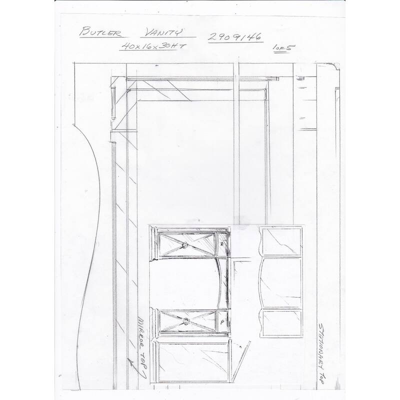 Handmade Celeste Mirrored Vanity